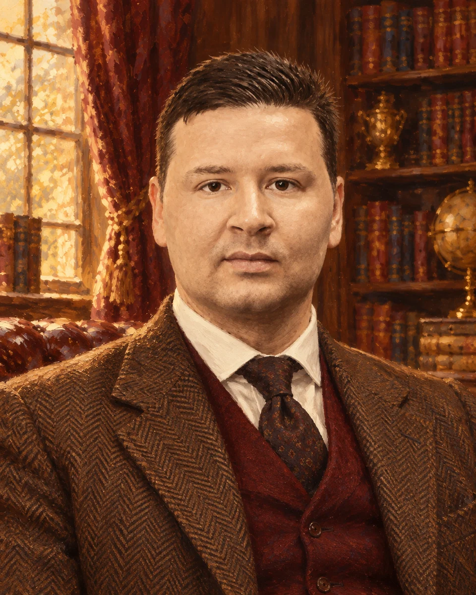 Живописный портрет: Лебедев Александр Александрович